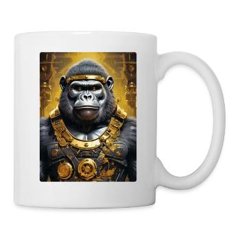 Gorille steampunk 1.1 - Mug blanc - blanc - Droite