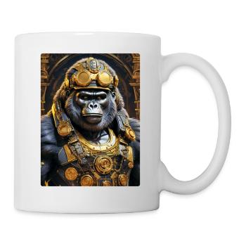 Gorille Steampunk 1.14 - Mug blanc - blanc - Droite