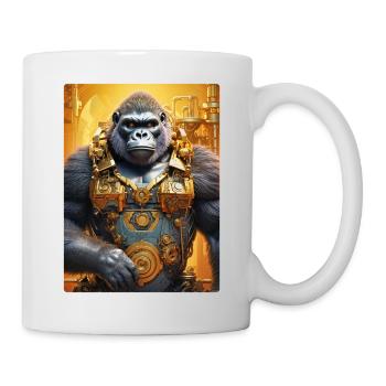 Gorille Steampunk 1.16 - Mug blanc - blanc - Droite