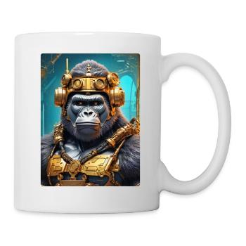Gorille steampunk 1.6 - Mug blanc - blanc - Droite