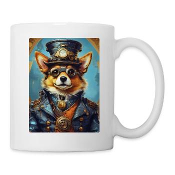 Steampunk Dog 1.8 - Mug - white - Right