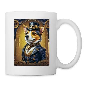 Steampunk Dog 1.11 - Mug - white - Right
