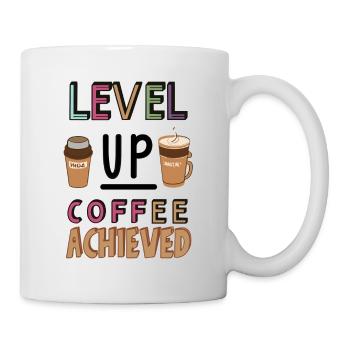 Level Up Coffe Achieved - Mug - white - Right
