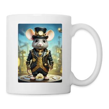 Souris Steampunk 1.1 - Mug blanc - blanc - Droite