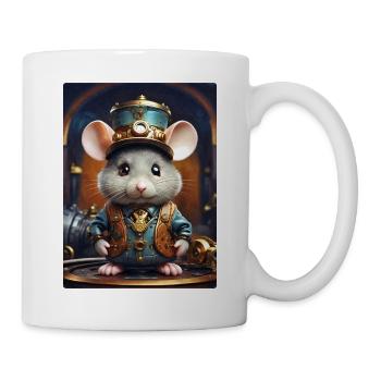 Souris Steampunk 1.8 - Mug blanc - blanc - Droite