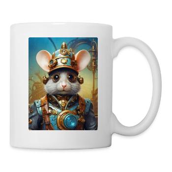 Souris Steampunk 1.4 - Mug blanc - blanc - Droite