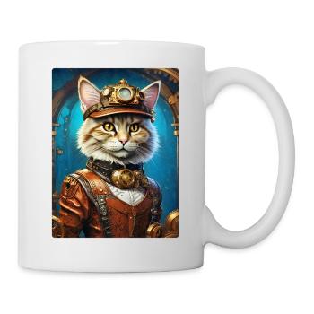 Steampunk Cat 1.16 - Mug - white - Right