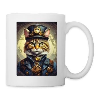 Steampunk Cat 1.19 - Mug - white - Right