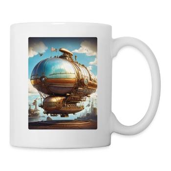 Steampunk Airship 1.4 - Mug - white - Right
