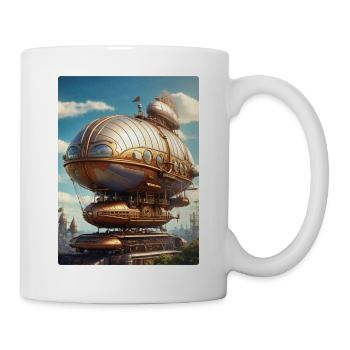 Steampunk Airship 1.2 - Mug - white - Right