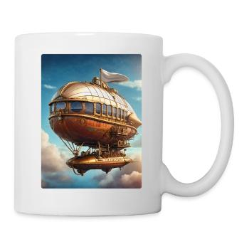 Steampunk Airship 1.3 - Mug - white - Right