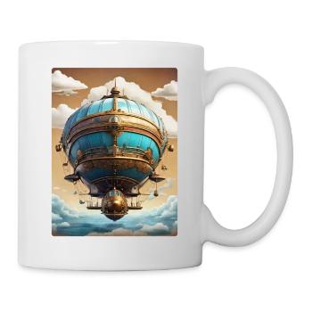 Steampunk Airship 1.5 - Mug - white - Right