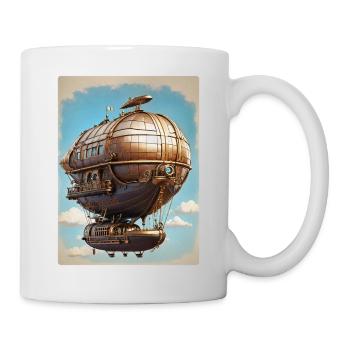 Steampunk Airship 1.6 - Mug - white - Right