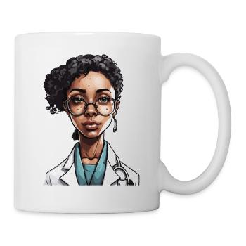 Médecin / professionnel de la santé / médecin / profession / spécialiste - Mug blanc - blanc - Droite