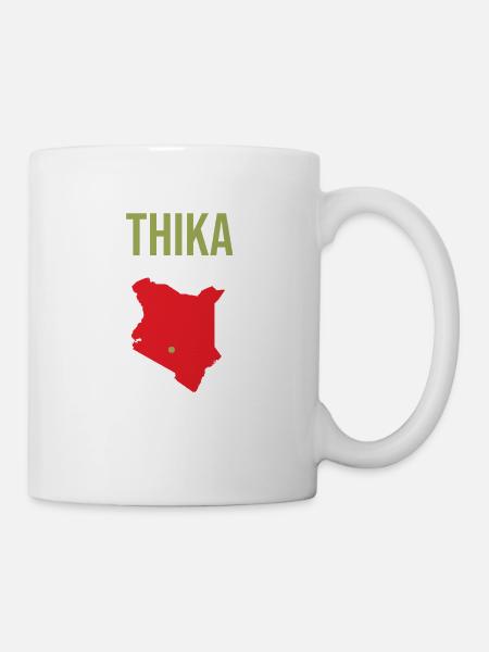 Thika Kenya - Tasse - Weiß