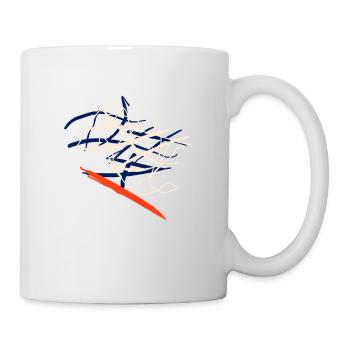 Abstrakt kleiden Abstrakter Kleidungsstil - Tasse - Weiß - Rechts