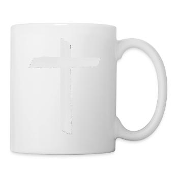 Croix - Mug blanc - blanc - Droite