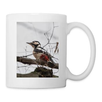Buntspecht - Tasse - Weiß - Rechts