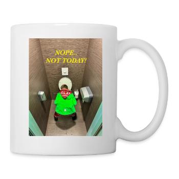 Non... Pas aujourd'hui ! - Mug blanc - blanc - Droite