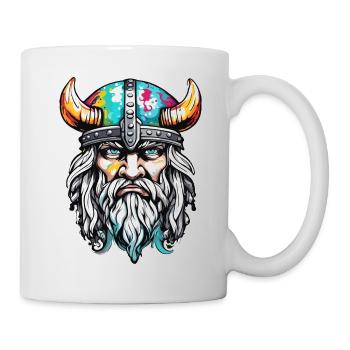 Wikinger / Thor / Odin / nordisch / keltisch - Tasse - Weiß - Rechts