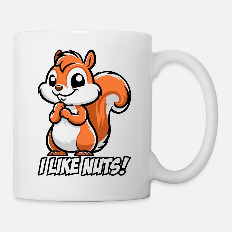 I Like Nuts! - Mug - white