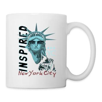 New York USA America Travel Tourist Patriot - Mug - white - Right