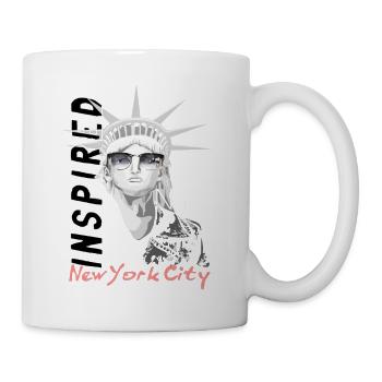New York USA America Travel Tourist Patriot - Mug - white - Right