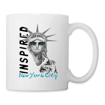 New York USA America Travel Tourist Patriot - Mug - white - Right