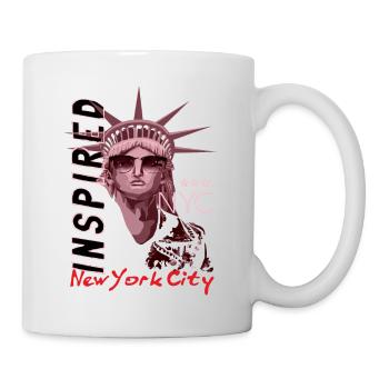 New York USA America Travel Tourist Patriot - Mug - white - Right