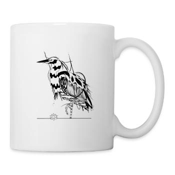 Héron - Mug blanc - blanc - Droite