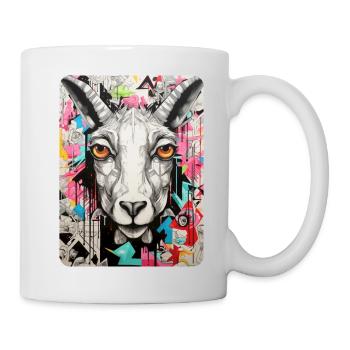 Goat Graffiti - Mug - white - Right