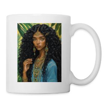 Mädchen im Dschungel - Tasse - Weiß - Rechts