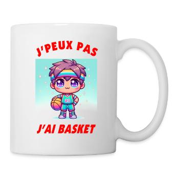 Ich kann nicht, ich habe Turnschuhe - Tasse - Weiß - Rechts