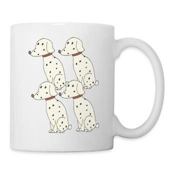 Dalmatien 4 - Mug blanc - blanc - Droite