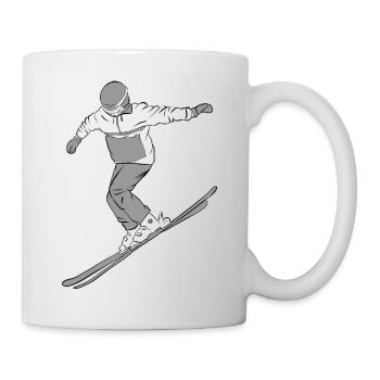 Ski Freestyle 11 - Tasse - Weiß - Rechts