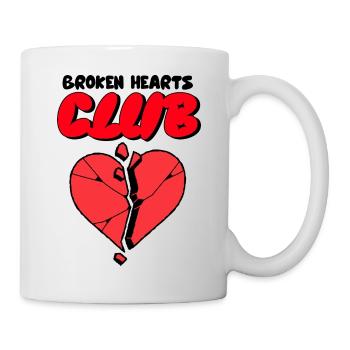 Broken Heart - Tasse - Weiß - Rechts