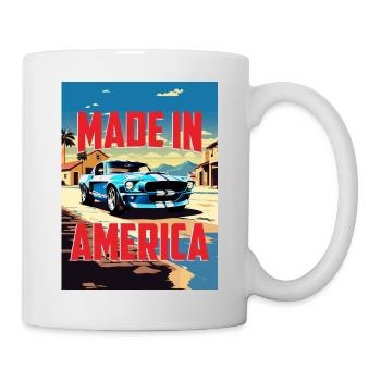 COBRA MADE IN AMERICA - Tasse - Weiß - Rechts