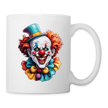 Clown d’horreur / Cirque / Drôle / Spectacle / Halloween - Mug blanc - blanc - Droite