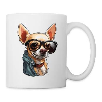 Chihuahua / small dog / animal / tiny / breed - Mug - white - Right