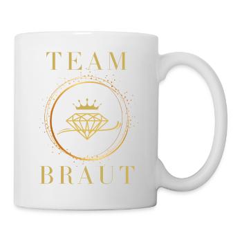 TEAM Braut - Tasse - Weiß - Rechts