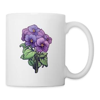 Pensée - Mug blanc - blanc - Droite
