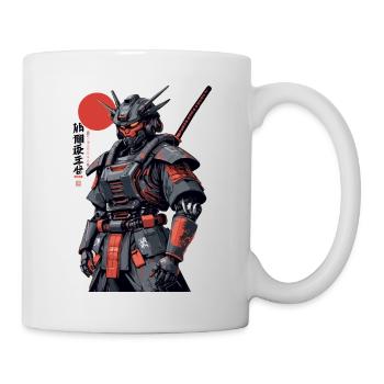 Samurai-Roboter - Tasse - Weiß - Rechts