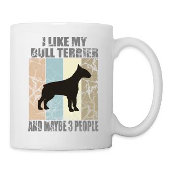 ICH MAG MEINEN BULLTERRIER - Tasse - Weiß - Rechts