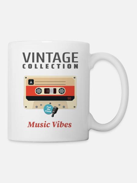 Graphismes Vintage 4 - Mug blanc - blanc