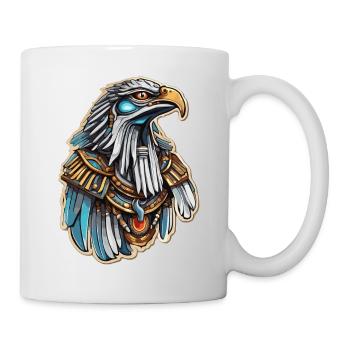 Egypte / Pharaon / Momies / Hiéroglyphes / Sphinx - Mug blanc - blanc - Droite