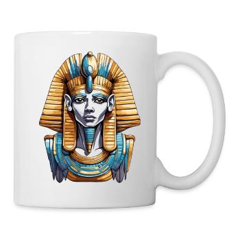Egypte / Pharaon / Momies / Hiéroglyphes / Sphinx - Mug blanc - blanc - Droite