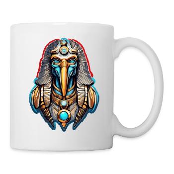 Ägypten / Pharao / Mumien / Hieroglyphen / Sphinx - Tasse - Weiß - Rechts