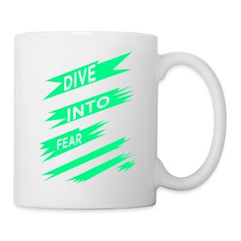extreme sports cultivating courage quote - Tasse - Weiß - Rechts