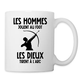 les dieux tirent à l'arc - Mug blanc - blanc - Droite