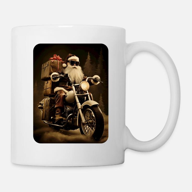 Chooper Santa rollin for Christmas - Mug - white